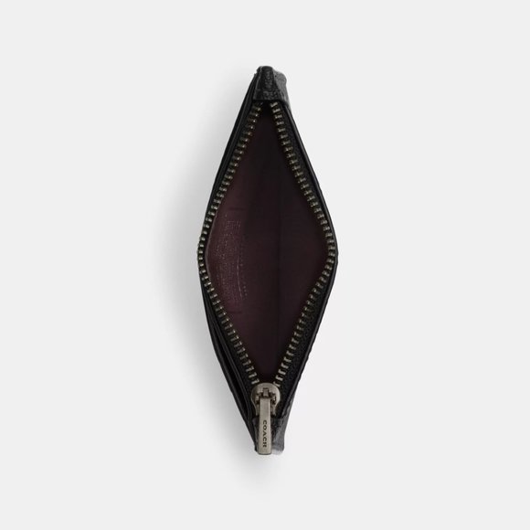 🐭 Disney X Coach Zip Card Case With Holiday Print - Picture 3 of 5